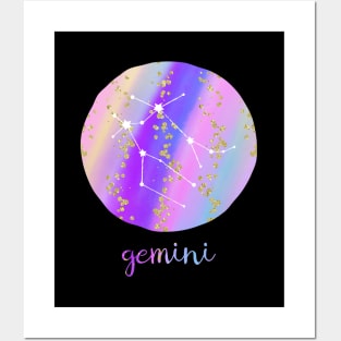 Gemini sign Posters and Art